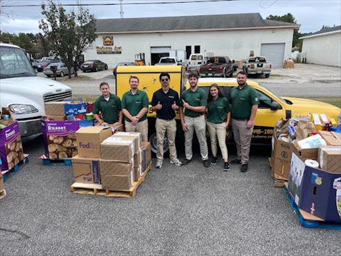Weed Man Myrtle Beach Donates 3,029 Pounds of Food to LowCountry Food Bank